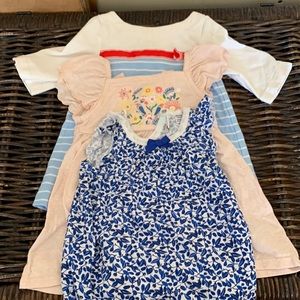 2 dresses + 1 romper, 9 months